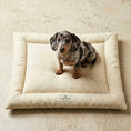 Load image into Gallery viewer, Highland Tweed Dog Crate Mattress Bed - Natural
