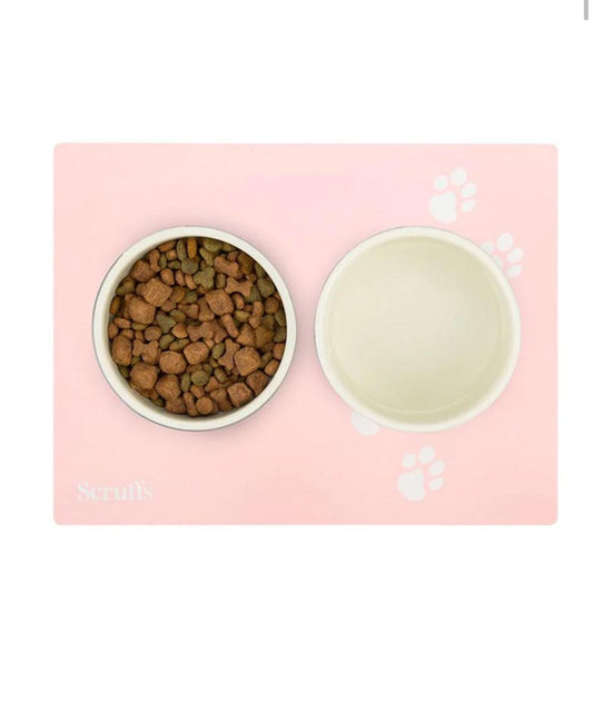 Feeding Placemat- Pink Scruffs - Posh Poos