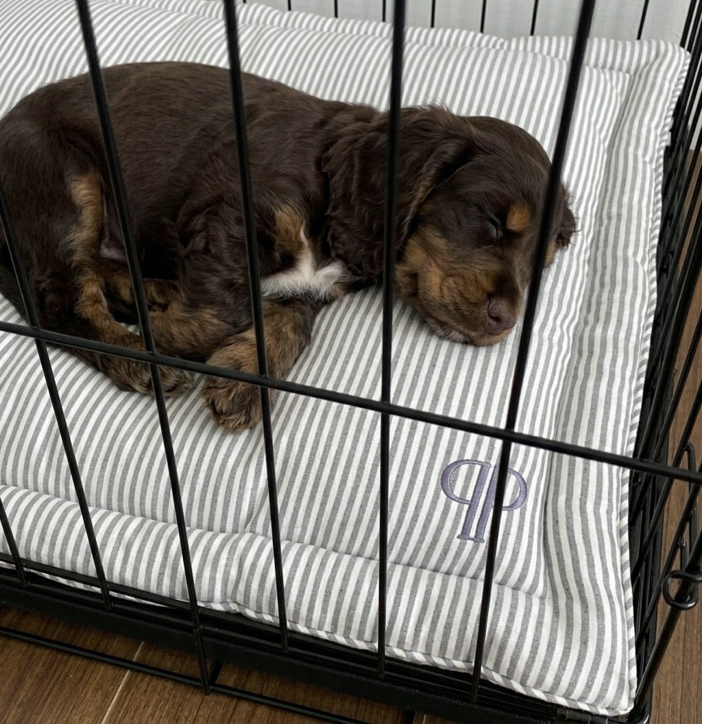 Crate Mattress - Heritage Stripe -Grey
