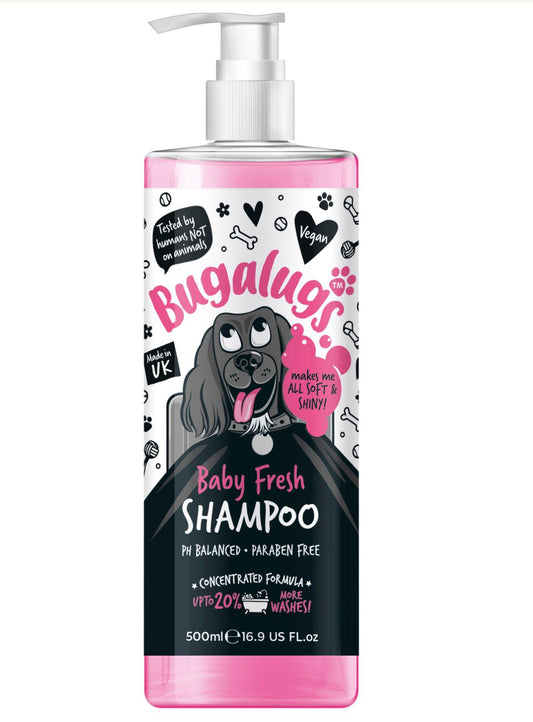 Bugalugs Baby Fresh Shampoo 500mls and Puppy and Dog - Posh Poos