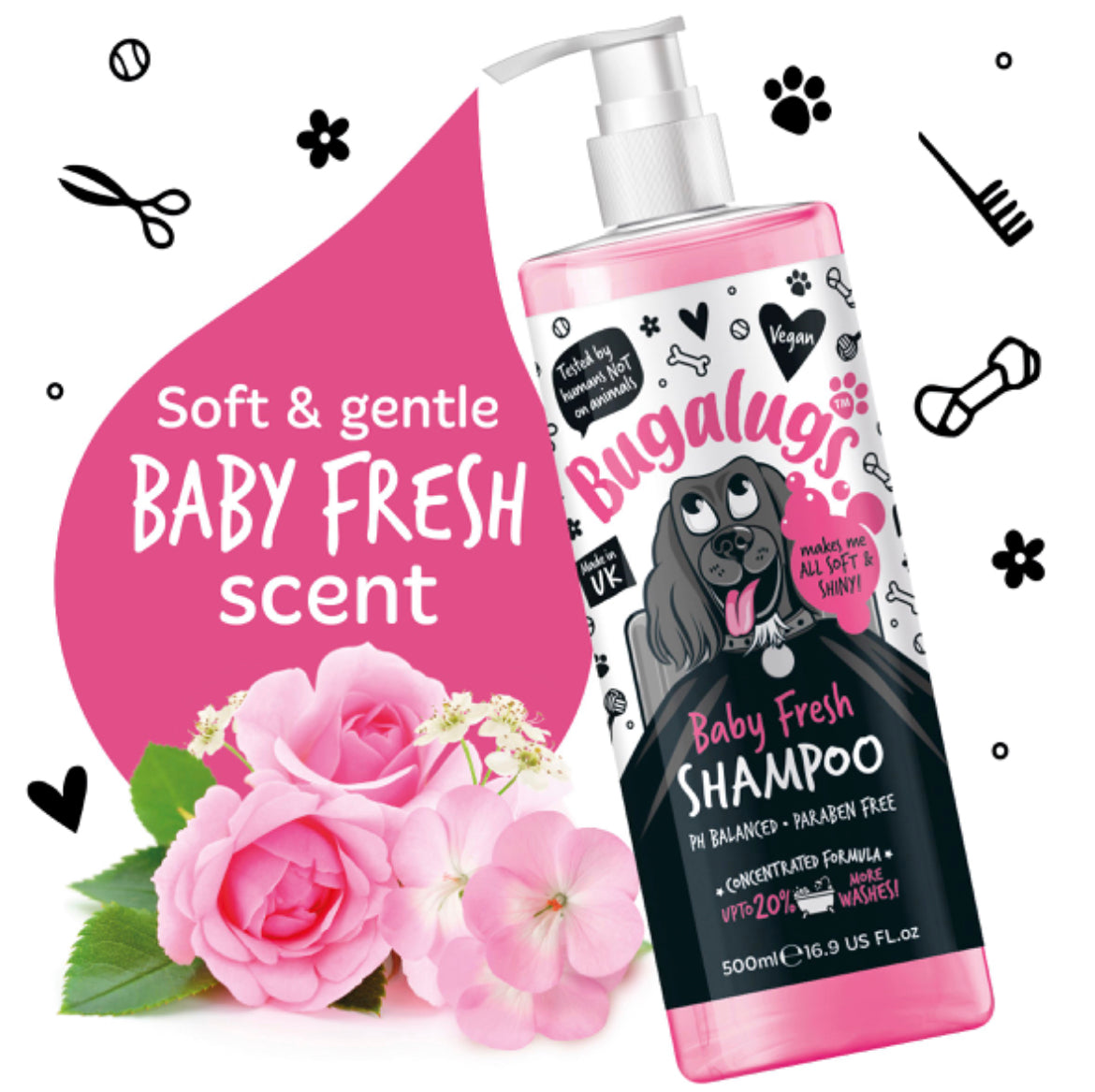 Bugalugs Baby Fresh Shampoo 500mls