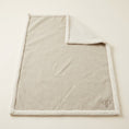 Load image into Gallery viewer, Dog Blanket – Oatmeal Linen Weave with Sherpa | 70 × 100cm
