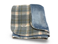Load image into Gallery viewer, Luxury Grey Plaid Puppy Blanket - Soft Fleece 70x50cm

