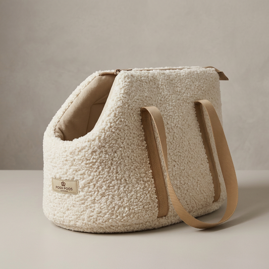 Posh Poos Dog/Puppy Carrier Bag – Boucle