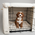 Load image into Gallery viewer, Complete Puppy Crate Set - Luxury Boucle
