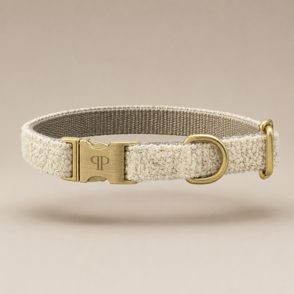 Boucle Puppy Collar - Cream