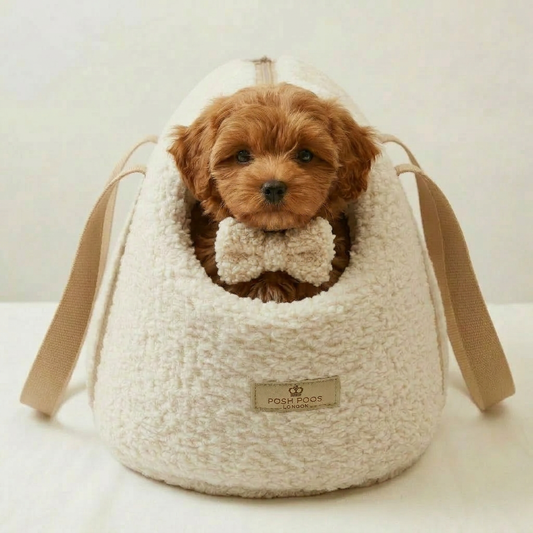 Posh Poos Dog/Puppy Carrier Bag – Boucle