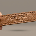 Load image into Gallery viewer, Posh Poos Heritage Chestnut Vegan Leather Dog Lead
