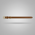 Load image into Gallery viewer, Posh Poos Heritage Chestnut Vegan Leather Dog Collar
