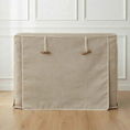 Load image into Gallery viewer, Linen Dog Crate Cover - Oatmeal
