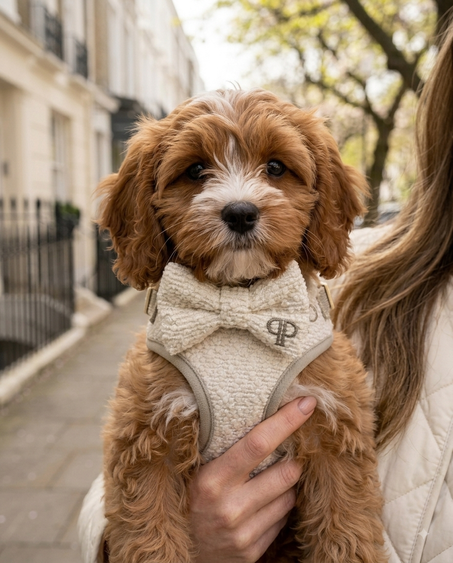 Boucle First Walk Set - Harness, Collar, Lead and Bow Tie
