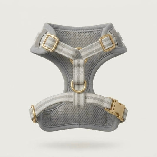 Heritage Stripe Puppy Harness -Grey