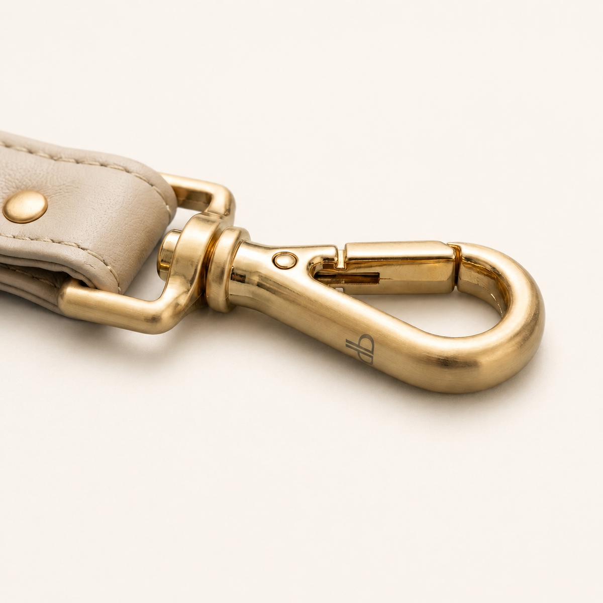 Oyster Vegan Leather Puppy Dog Lead
