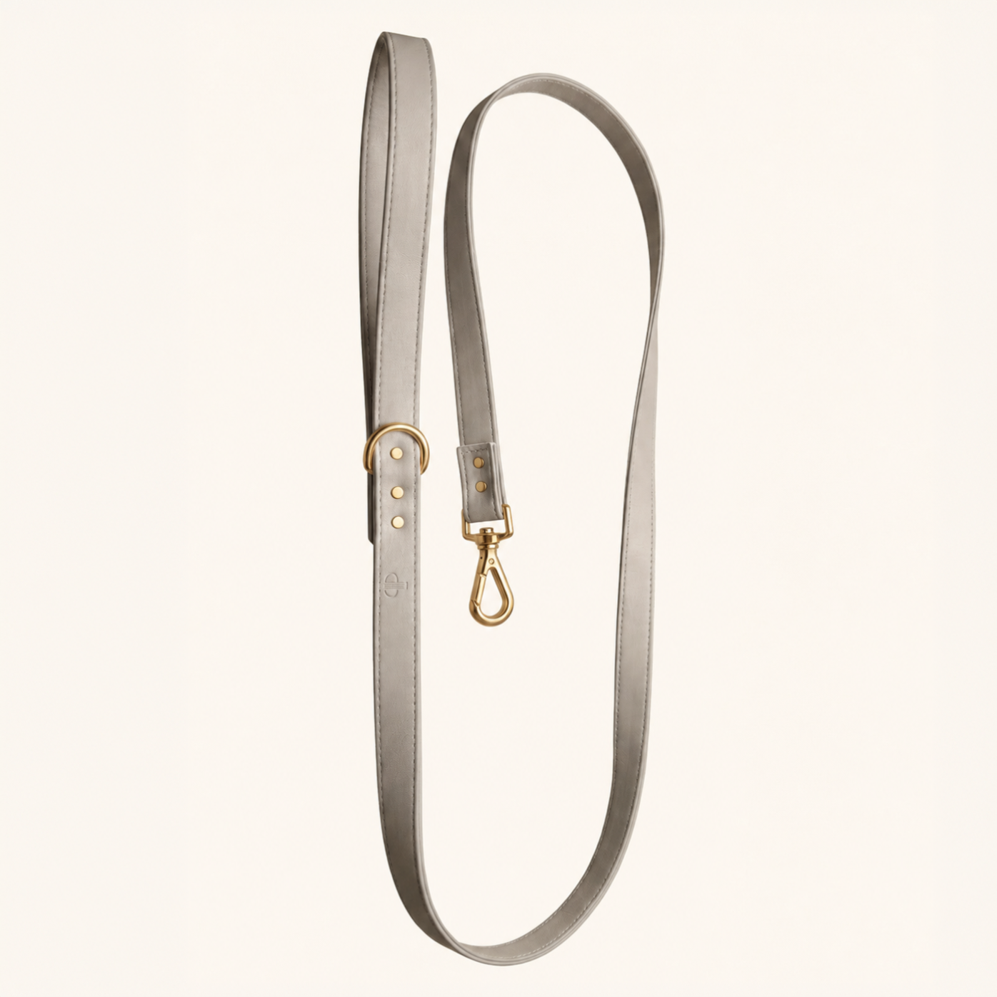 Oyster Vegan Leather Puppy Dog Lead