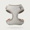 Load image into Gallery viewer, Heritage Stripe Puppy Harness - Taupe
